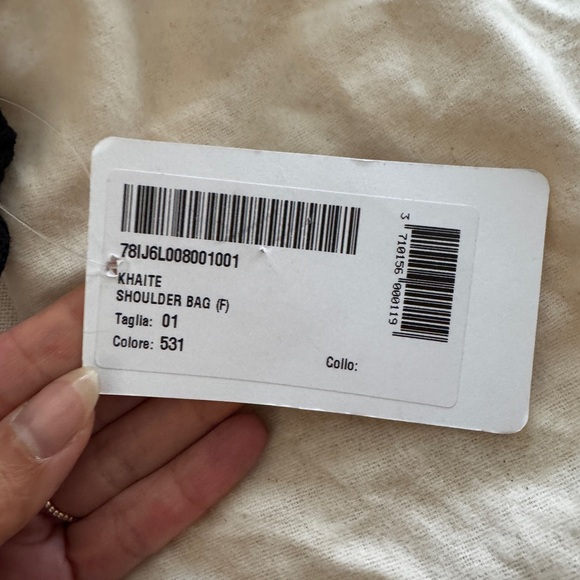 Khaite Burgundy/eggplant August Hobo Leather Shoulder Bag - Picture 6 of 7